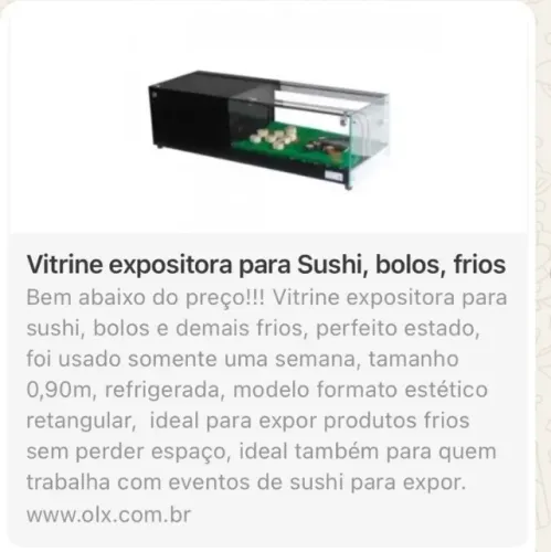 Expositor de sushi