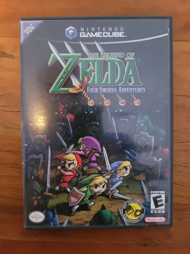 Gamecube - Zelda four swords adventures - edição USA completo