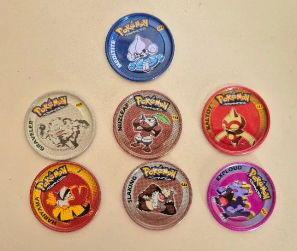 Lote de Tazos Rappers Pokémon Advanced