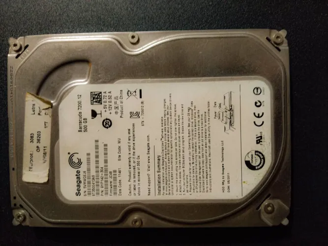 HD Seagate Barracuda 500GB