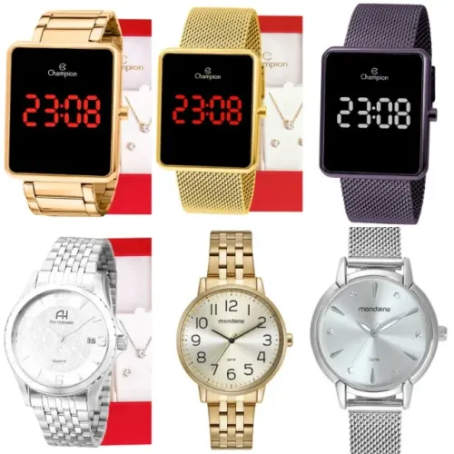 Relógio feminino. Valor varia entre 170,00 a 230,00 reais. Originais.