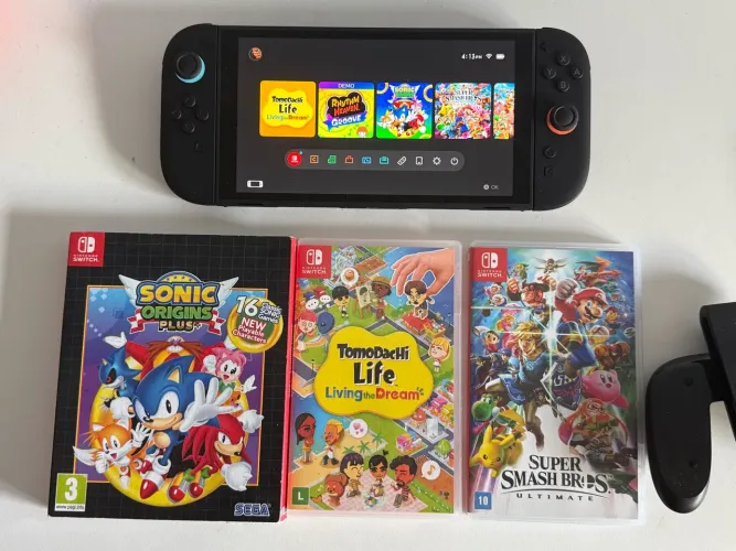 Nintendo Switch 2 com 3 jogos fisicos