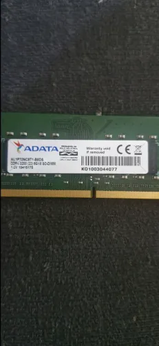 MEMÓRIA NOTEBOOK ADATA 8GB 3200MHz
