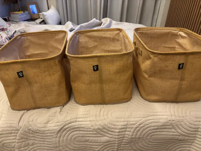 3 Cestos multiuso tecido Coza