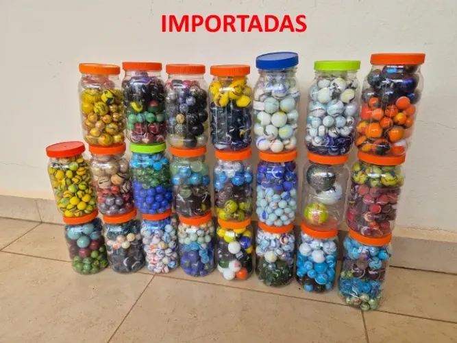 Bolinha de Gude Fubeca Burica Burquinha - Coleção importada