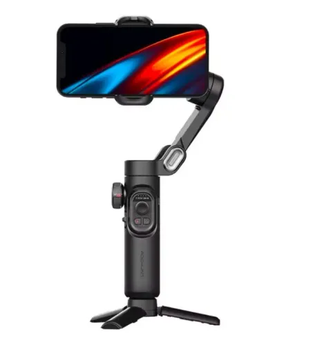 Gimbal Aochuan Smart XE 3 Eixos + 2 Luzes LED Fill Light Seminovo