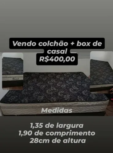 Colchão Box casal