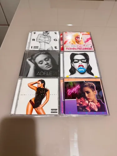 Coleção 8 CDs Artistas POP Internacional Nacional