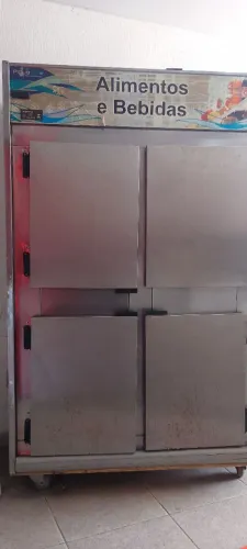 Vende-se geladeira frigorífica de inox 4 portas