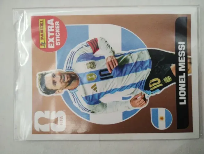 Figurinha Legend Extra Sticker Messi bronze