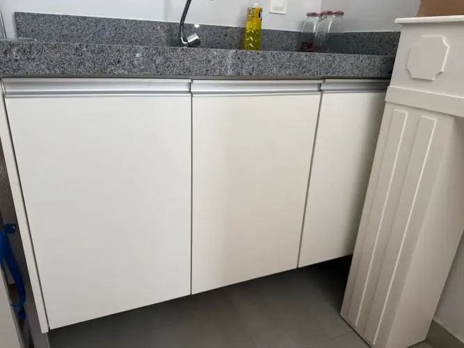 Balcão para pia mdf planejado para pia 1,20 de comprimento por 060 de profundidade 