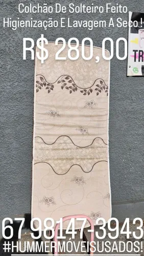 Vende - Se Colchão De Solteiro Feito Higienização E Lavagem A Seco !