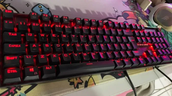 Kit teclado mecânico + Mouse Gamer redragon