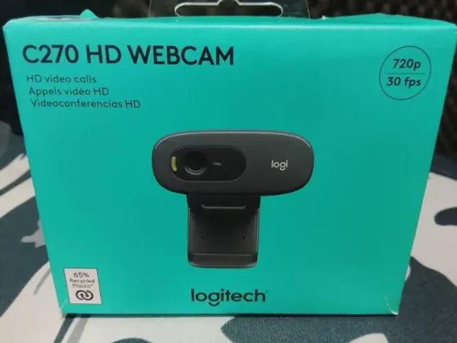 Webcam Logitech C270 HD câmera USB