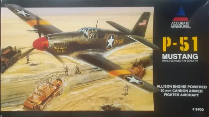 Accurate Miniaturas modelo P-51 MUSTANG ESCALA 1/48