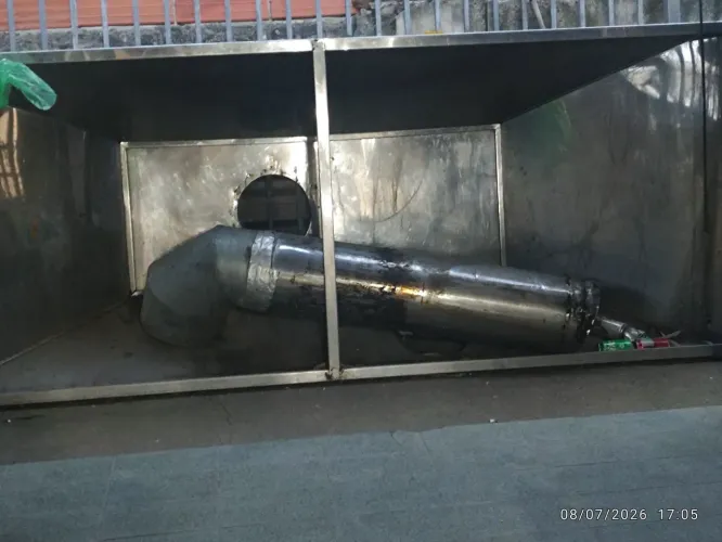 Coifa de inox
