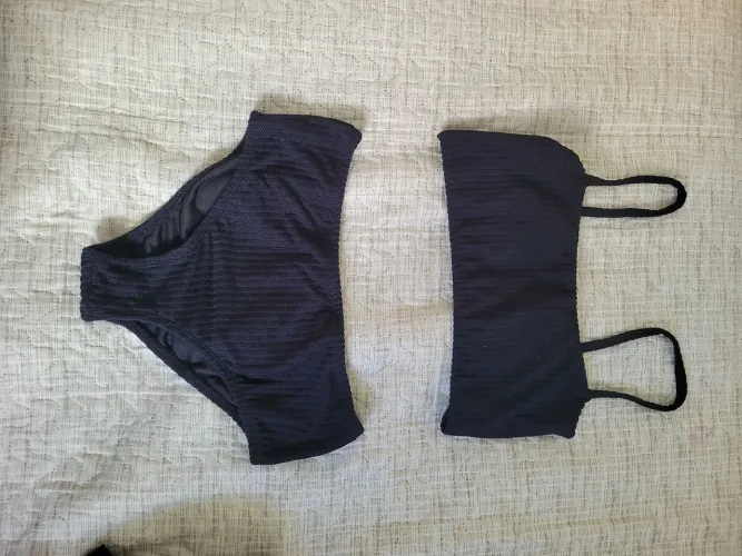 Biquíni cintura alta preto