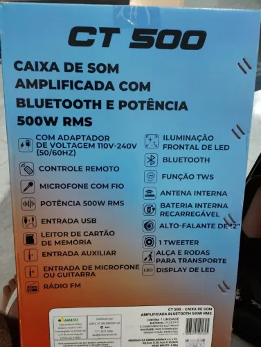 Caixa de som amplificada