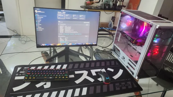 Pc gamer rx 580 8gb, ryzen 5 5500, 16gb