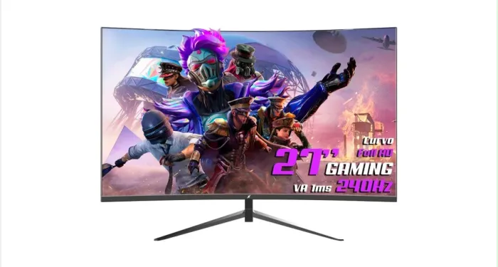 Monitor Gamer SuperFrame 27 Pol, Curvo, Full HD, 1 ms, 240Hz, FreeSync, HDMI/DP,