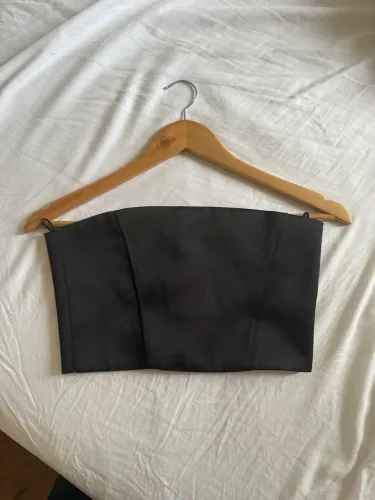 Corset acetinado Zara