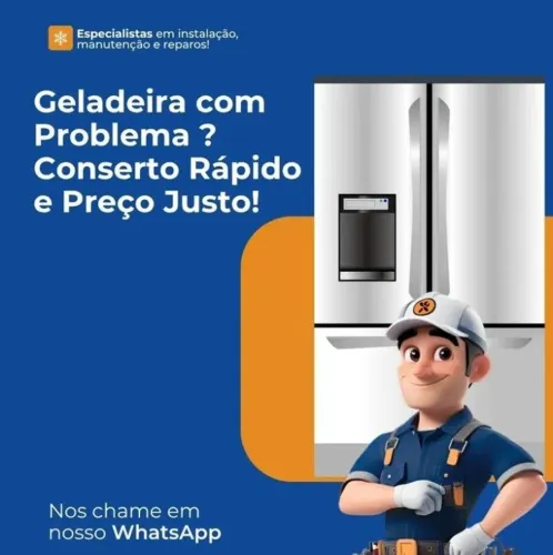 Conserto de geladeiras e refrigeradores no geral a domicílio