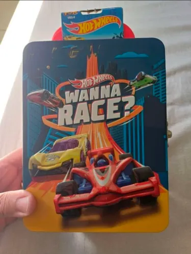 Lata Porta miniaturas Hot Wheels