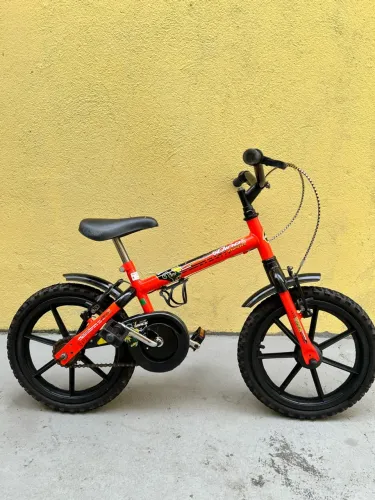 Bicicleta infantil Dino track aro 16 vermelha