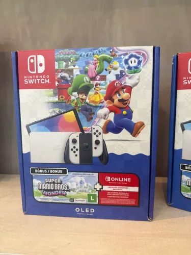 Nintendo Switch Oled - Super Mario Bros Wonder - Novo