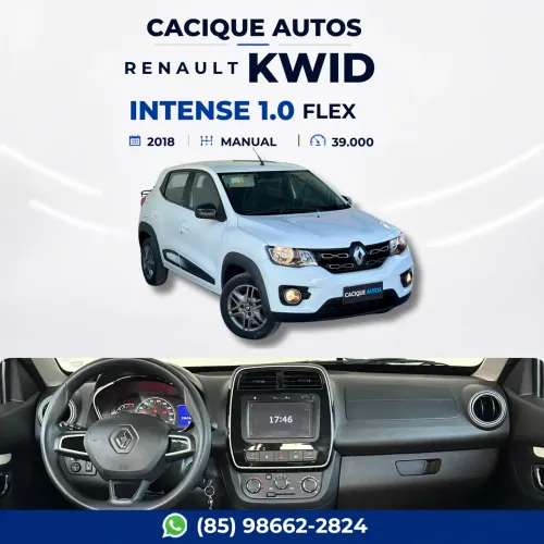 Renault Kwid Intense 1.0 Flex 12V 5P Mec. 2018