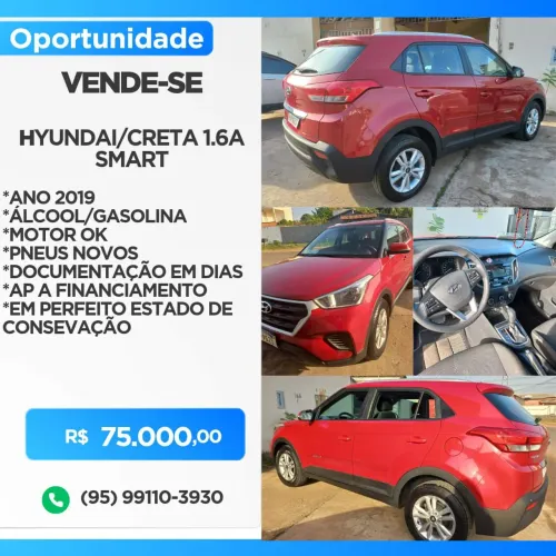 Hyundai Creta Smart 1.6 16V Flex Aut. 2019