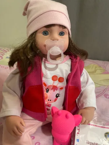 Bebê Reborn Silicone Menina