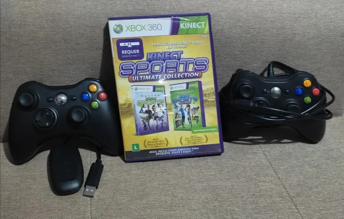 Controles para Xbox 360, Pc's e Jogo Kinect Sports Xbox 360