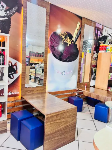 Painel decoração sorveteria açaí