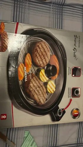 Grill Elétrico Mondial Smart Grill - Nunca Usado