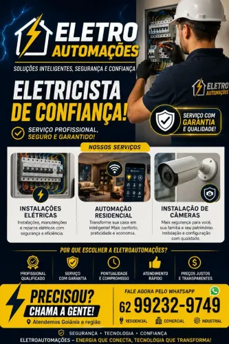 Eletricista Residencial | Automação e Instalação de Câmeras