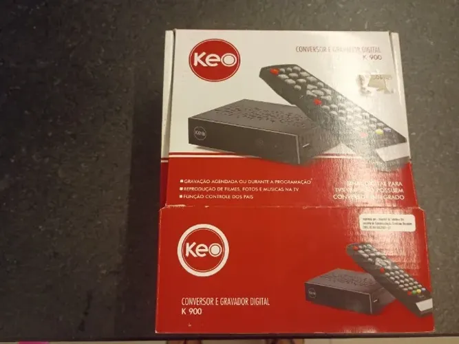Conversor e Gravador Digital k 900 da Intelbras Novo na Caixa Sem Uso