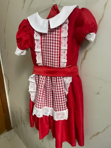 Vestido Chapeuzinho Vermelho - 4 Anos