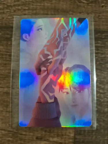 Carta colecionável secreta rara de Guerreiras do Kpop