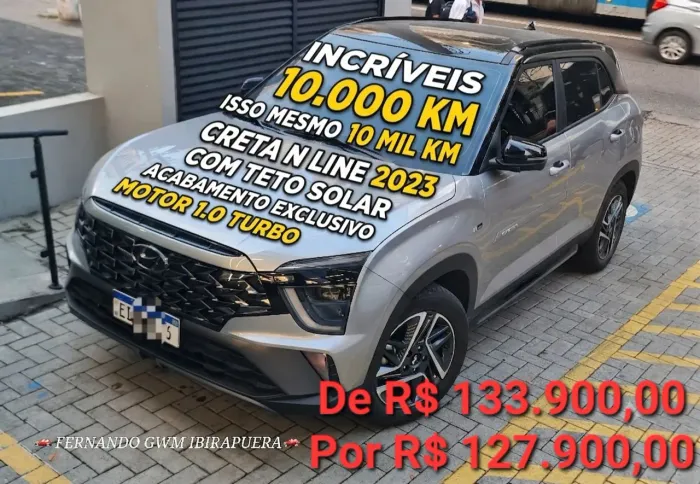Hyundai Creta N Line 1.0 TB 12V Flex Aut. 2023