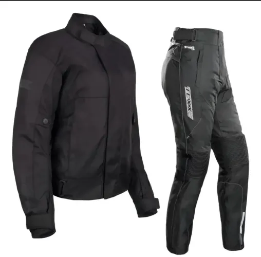 Jaqueta e Calça de Moto Feminina. P