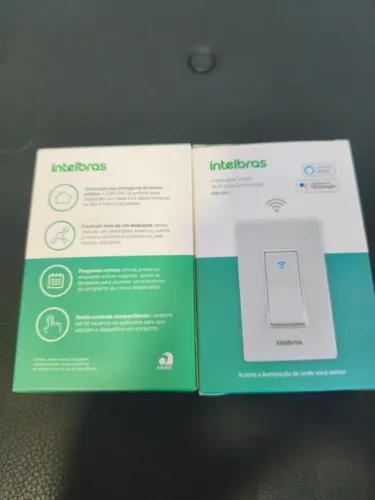 Interruptor Inteligente Intelbras, Controle Via WI-FI, Branco - EWS 101 I