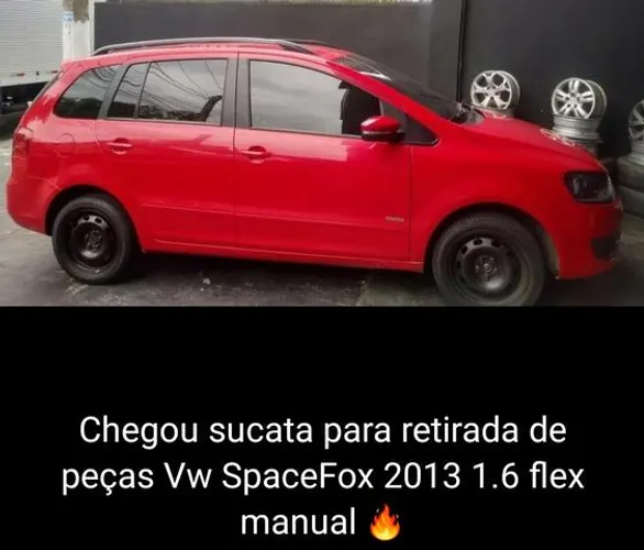 Sucata spacefox 1.6 flex 13 para retirada de peças