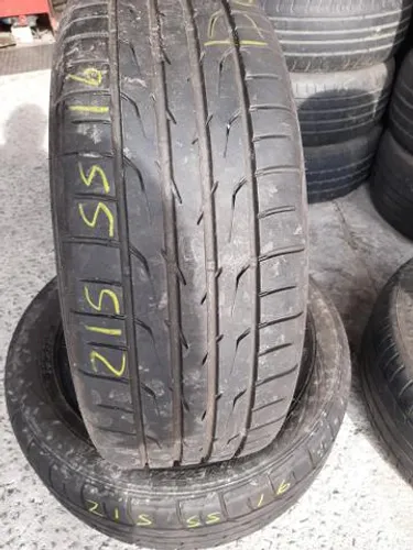 Pneu 215 55 16 Dunlop Direza citroen C4 Pallas meia vida