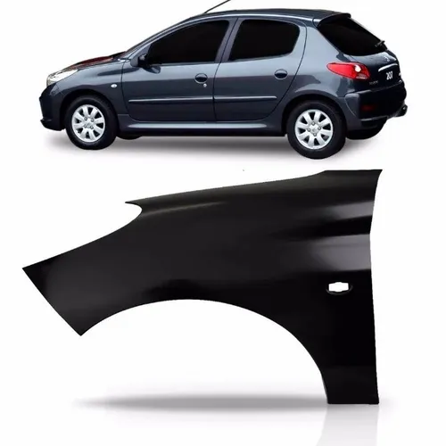 Paralama peugeot 207 2009 2010 2011 2012 2013