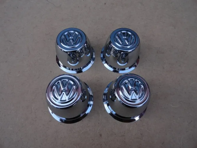 Calota Vw Fusca 1300 1500 1600 Copinho Cromado - Jogo