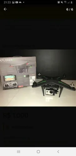 Vendo drone xiro g novo na caixa so falta a bateria preço pra desocupar espaço 600