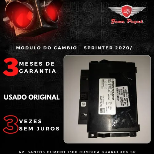 modulo do cambio da sprinter 2020/...
