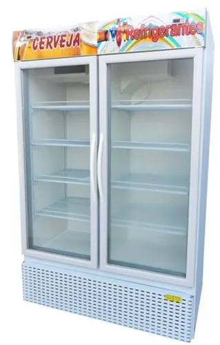 Expositor vertical Visa Cooler cerveja e refrigerantes