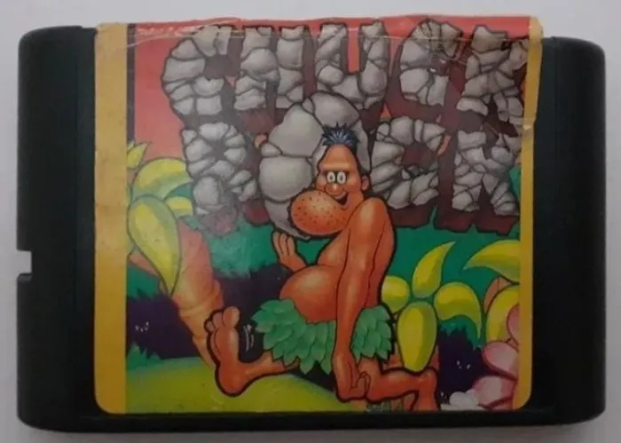 Cartucho De Chuck Rock Para Mega Drive